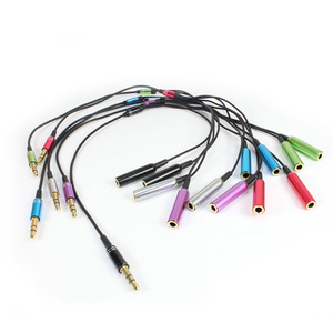 Adaptateur pour écouteurs, câble séparateur audio stéréo 3,5 mm mâle vers <span class=keywords><strong>2</strong></span> femelles Y Jack AUX pour tablette, smartphone, <span class=keywords><strong>MP3</strong></span> - Product Image 6