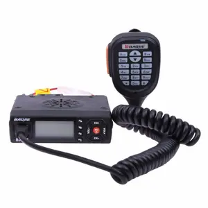 Walkie talkie radio de coche 30km de BAOJIE BJ-218 UHF/VHF MINI radio móvil banda dual BJ 218