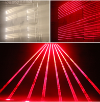 Barre lumineuse laser de club professionnel 8x3w lumière principale mobile laser dj faisceau lazer lumières