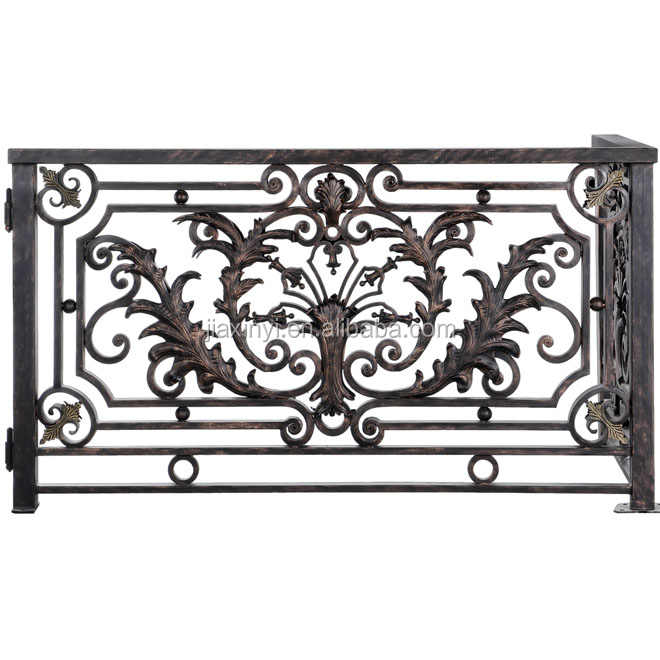 Fancy Wrought Iron Balcony Railing Designs for Mexican Homes