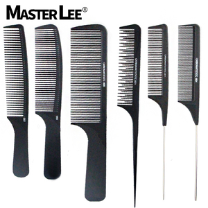 Masterlee-peine para cortar el pelo, serie negra, resaltado, para peluquero - Product Image 2