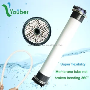 PVDF tubular UF membrane module for reducing high turbidity waste water treatment