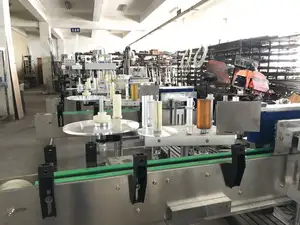 ZXH-90 производство Шанхая, автоматическая машина для маркировки этикеток холодной и влажной бумаги в бутылках с уксусом