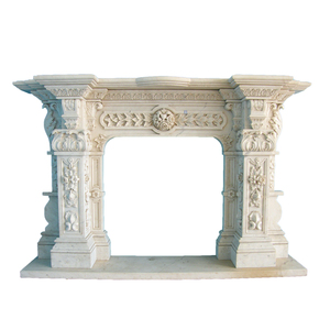 प्राकृतिक संगमरमर चिमनी <span class=keywords><strong>Mantel</strong></span> इनडोर पत्थर चिमनियों - Product Image 3