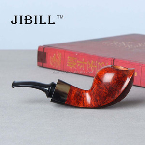 Forma surtido en madera de brezo pipa de <span class=keywords><strong>fumar</strong></span> <span class=keywords><strong>tabaco</strong></span> stype libre bolsa de tela y caja de regalo incluido - Product Image 4