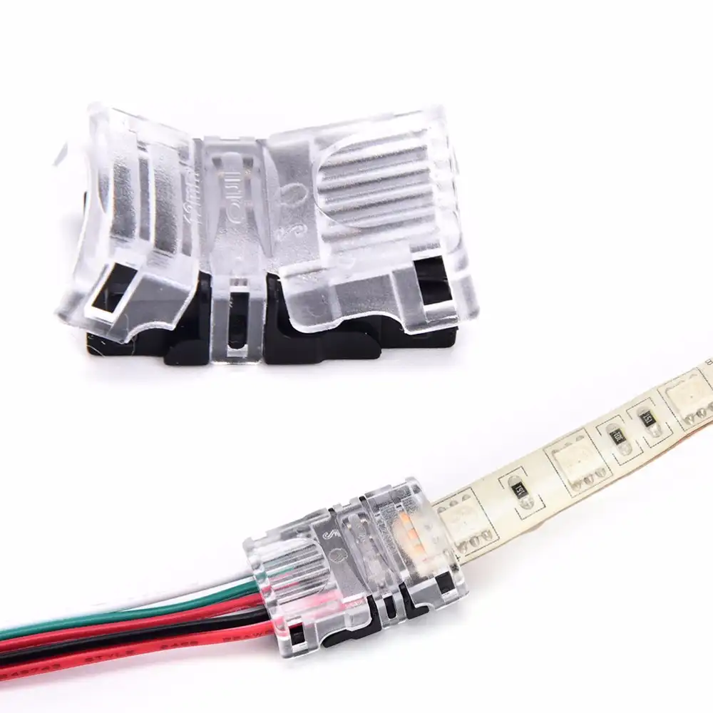 Voor 12Mm Rgbw Rgb 5 Pin Led Strip Wire Connector Waterdichte IP65 5050 Led Tape Licht Aansluiting Dirigent
