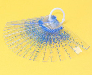 Jauge d'inspection en plastique transparente 100% neuve, 16 lames, 0,05-1,5 mm, longueur 70 mm, haute précision 0,01-0,02 mm - Product Image 3