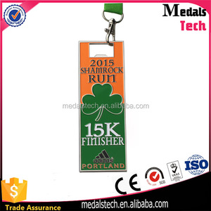 Haute qualité à faible prix doux émail métal 10 <span class=keywords><strong>k</strong></span> finition sport médaille course - Product Image 6