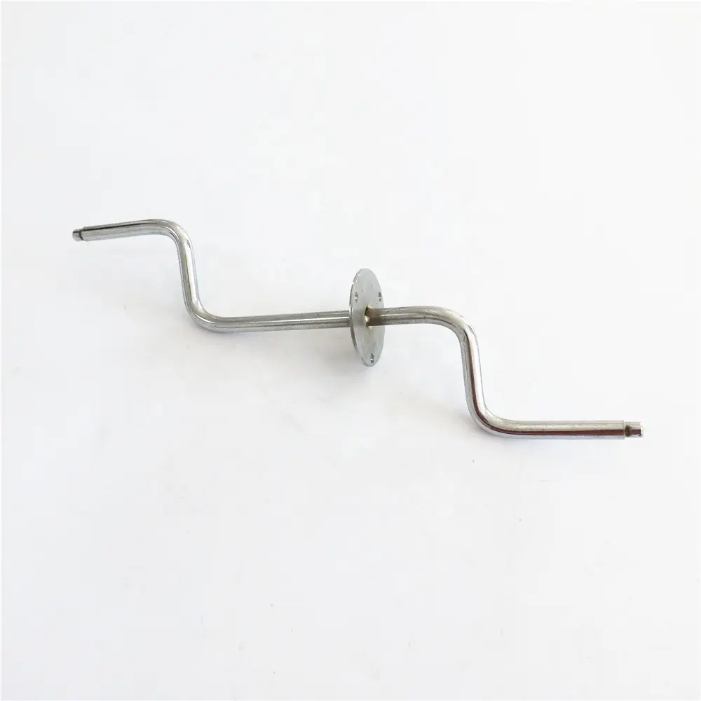 OEM stamping bending round steel part, Chroming steel welding rod, Bending bracket fabricated