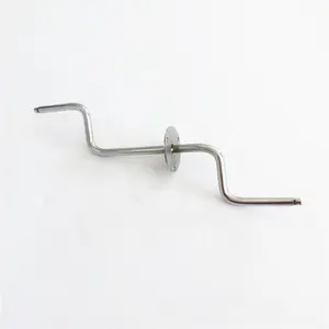 OEM stamping bending round steel part, Chroming steel welding rod, Bending bracket fabricated