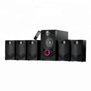 OEM ODM subwoofer multimedya 2.1 4.1 5.1 mavi diş fonksiyonu ile aktif canlı hoparlör ses sistemi