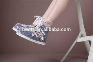 Moda 2014 zapatos impermeables <span class=keywords><strong>de</strong></span> montar <span class=keywords><strong>botas</strong></span> <span class=keywords><strong>de</strong></span> lluvia / zapatos cubre para mujeres - Product Image 5