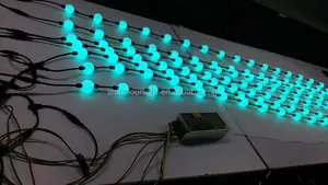 LCL Scène Disco DJ DMX Led 3D Boule Lumière RGB Rideau Éclairage Festoon Éclairage
