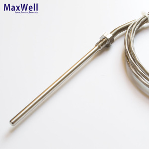 Sensor de Termopar Tipo K PIDMaxwell, Personalizable, de Acero Inoxidable, con Tornillo M4, Termopar de Inmersión con Aislamiento Mineral - Product Image 2