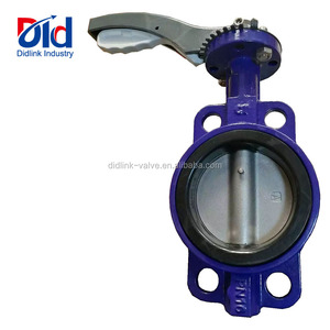 Màu Xám Ngồi Vận Hành Bằng Tay Với Tay Quay Đòn Bẩy Duy Nhất Vệ Sinh Kiểm Tra Sản Phẩm Mới Bướm Van Giá Tốt - Product Image 4