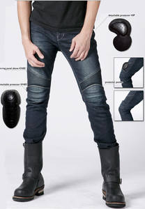 venta al por mayor de importación mans dañado de protección de la motocicleta pantalones vaqueros - Product Image 1