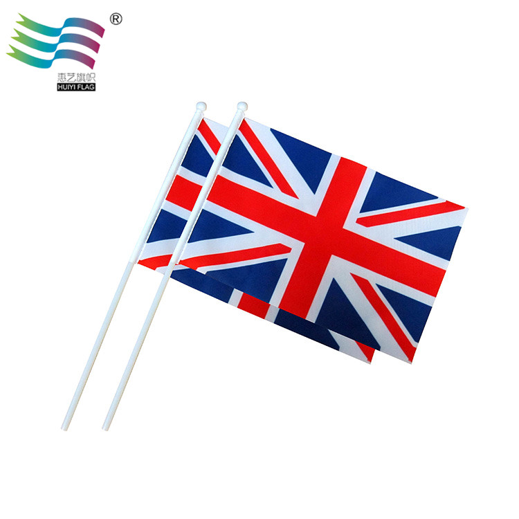 Пользовательские ручной обработки флаги и баннеры, Юнион Джек руку флаг