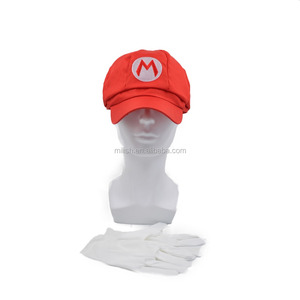 Nuevo Estilo <span class=keywords><strong>de</strong></span> Disfraz Económico <span class=keywords><strong>de</strong></span> <span class=keywords><strong>Super</strong></span> <span class=keywords><strong>Mario</strong></span> para Adultos, Gorros y Sombreros <span class=keywords><strong>de</strong></span> Cosplay con Guantes para Fiesta MFJ-0054 - Product Image 1