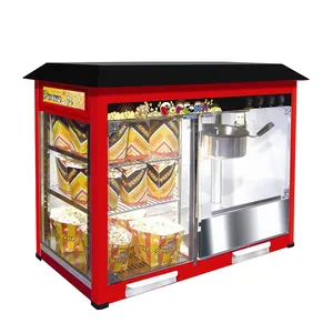 Machine à Popcorn électrique commerciale 8 onces, K519, avec vitrine chauffante, bon prix