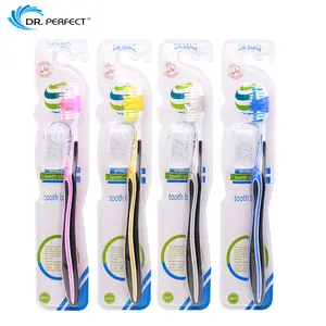 4 teile/paket Adult Tooth pinsel Medium Soft Bristle Teeth pinsel Oral Cleaning Teeth Whitening Toothbrush