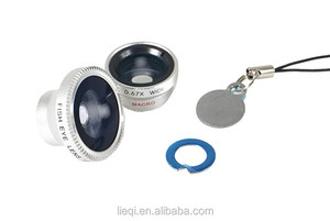 Magntic 3 en 1 Universal Clip 0.67X grand Angle <span class=keywords><strong>Macro</strong></span> Fisheye pour téléphone Mobile accessoires pour <span class=keywords><strong>appareil</strong></span> <span class=keywords><strong>photo</strong></span> - Product Image 2