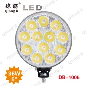 5'' LED Work Light 36W Round Flood Beam/LED Work Lamp 10-30V