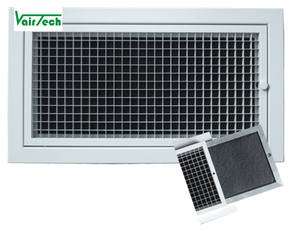 <span class=keywords><strong>Grille</strong></span> à air <span class=keywords><strong>de</strong></span> cage amovible avec filtre G3, ventilation 1 pièce, en aluminium, ventilation multicolore - Product Image 3