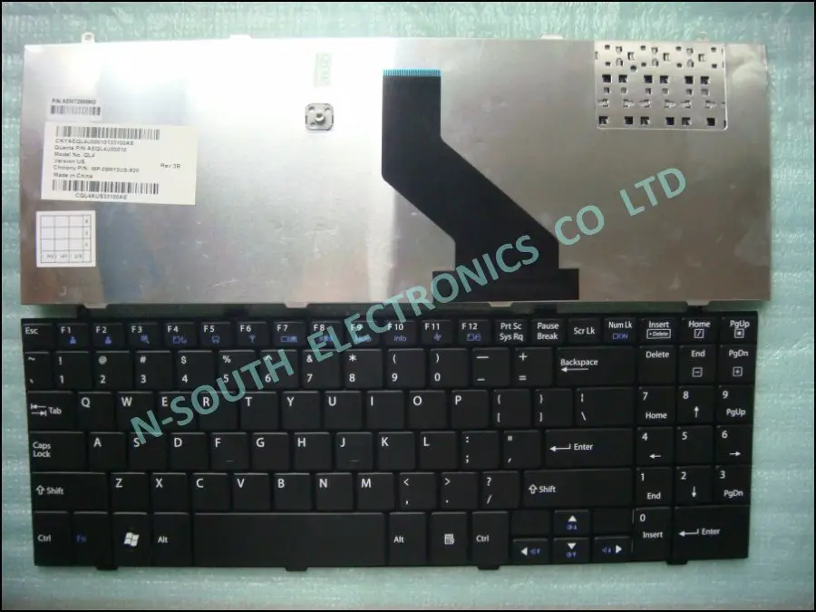 Repalcimento para lg r560 r580 laptop, teclado preto us layout