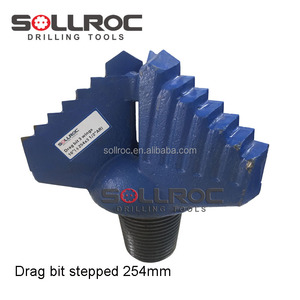 Drie En Vier Wing Chevron En Drie Wringen Stap Slepen Bit Mining Bit - Product Image 3