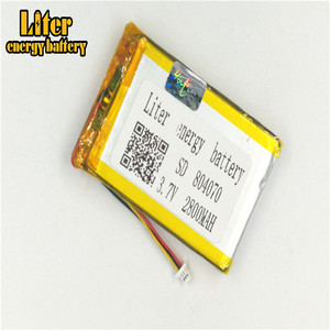 1.0-3 P 3.7 V 804070 2800 mah Ultra thin Lipo battery, thin film Lithium Battery Li-ion rechargeable battery - Product Image 3