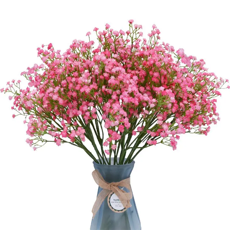 Fleurs artificielles décoratives, gypsophila, pour fête de mariage, vente en gros,