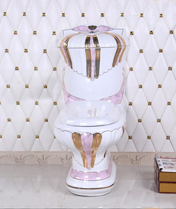 <span class=keywords><strong>Inodoro</strong></span> de Dos Piezas KD-T001C, Diseño Dorado de Lujo, Cerámica, para Hotel, Hogar, Baño, Diseño <span class=keywords><strong>Vintage</strong></span> - Product Image 3