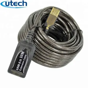 Cable de extensión activo, venta al por mayor, 480Mbps, 20m, usb 2,0