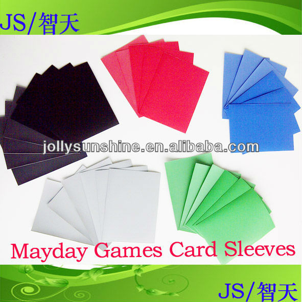 Сигнал бедствия игры 5 цветов стандартный CPP карты защитные пленки, Карты рукава для карточная игра, Дунгуань завод