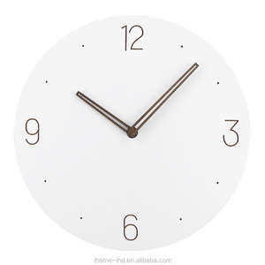 Orologio <span class=keywords><strong>da</strong></span> parete in <span class=keywords><strong>legno</strong></span> <span class=keywords><strong>da</strong></span> 12 pollici orologio elettronico al quarzo silenzioso per soggiorno per la decorazione domestica - Product Image 3