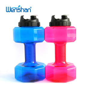Ecológico 2.2L forma mancuerna plástico botellas de agua del deporte - Product Image 4