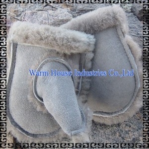 100% de cuero de piel de oveja australiana guantes <span class=keywords><strong>manopla</strong></span> <span class=keywords><strong>para</strong></span> el bebé - Product Image 1