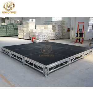 رخيصة الثمن الألومنيوم المحمولة مرحلة القطب الرقص أرضية مسرح للبيع - Product Image 4
