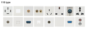 Prises <span class=keywords><strong>de</strong></span> sol escamotables 110V-220V, 2 prises standard US, CE, avec mise à la terre automatique et réseau RJ45 - Product Image 6