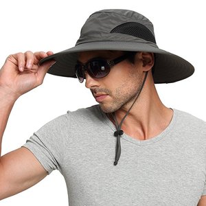 Sombrero de Sol de Ala Ancha para Hombre, Impermeable, Protección Solar, Sombrero de Pescador, <span class=keywords><strong>Gorra</strong></span> de Safari para Verano, Pesca al Aire Libre, Caza, Desierto, Hawái - Product Image 3