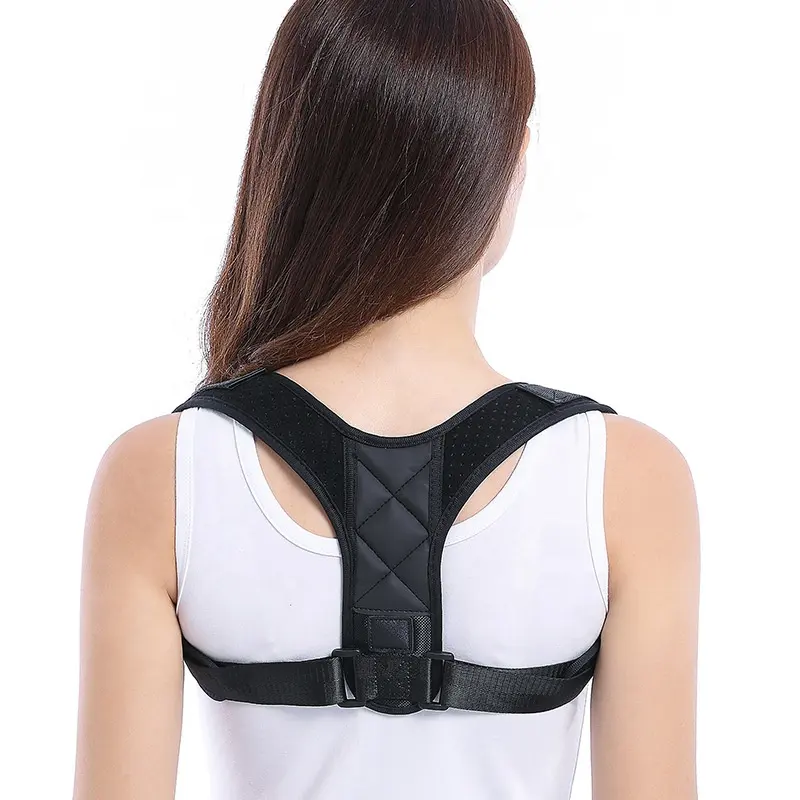 Offre Spéciale réglable ceinture de soutien dorsale adulte mâle et femelle Correction de Posture anti-bosse dos posture correcteur ceinture