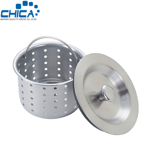 Bán buôn SS304 thép không gỉ bồn rửa chén lọc thiết kế hiện đại nhà bếp cống chất thải colander lọc cho bồn rửa - Product Image 4
