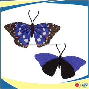 Parches de mariposa estampados por sublimación bordada, imán de nevera - Product Image 2