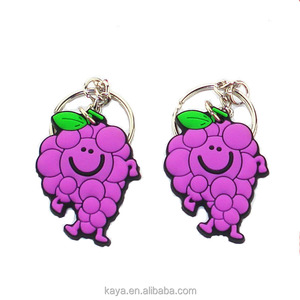 Custom 3d plastic soft pvc keychain for promotion gifts