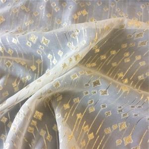 Tessuto organico in tessuto di seta <span class=keywords><strong>Lurex</strong></span> Jacquard broccato di seta metallizzata in Dirac di fabbricazione francese per biancheria da letto e abiti - Product Image 5
