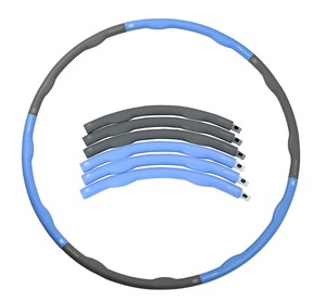 Hula Hoop Fitness da 1,2 kg con Schiuma Ondulata Massaggiante, Hula Hoop Pesato per Adulti Principianti, Altri Prodotti Sportivi e per l'Intrattenimento - Product Image 5