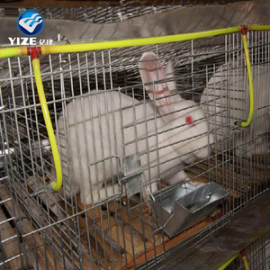 Sıcak satmak kolay temiz tavşan kafesi endüstriyel besi et ticari tavşan kafesi ucuz kullanılan tarım Metal sağlanan tavşan evi - Product Image 6