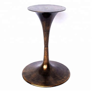 Patas de Mesa Redondas de Hierro Bronce Estilo Clásico para Mesas de Centro - Product Image 3