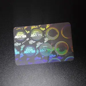 Rainbow color printed custom hologram laminate