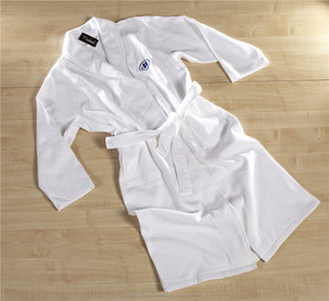 <span class=keywords><strong>En</strong></span> gros 100 Coton Respirant Col Châle Hôtel <span class=keywords><strong>Éponge</strong></span> Gaufre <span class=keywords><strong>Peignoir</strong></span> - Product Image 3